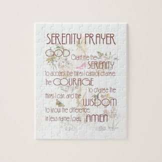 Serenity Prayer Jigsaw Puzzle