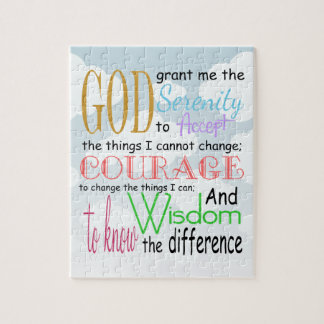 Serenity Prayer Jigsaw Puzzle
