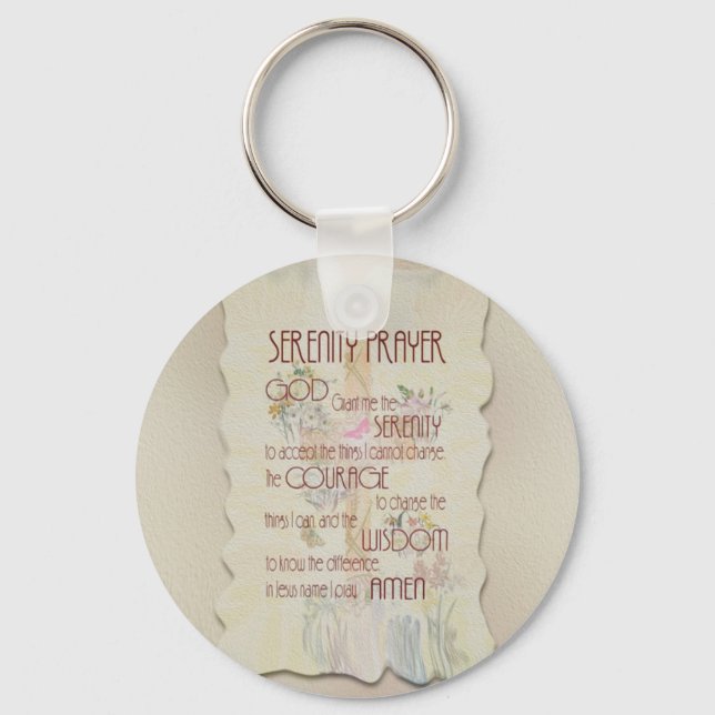 Serenity prayer keychain (Front)