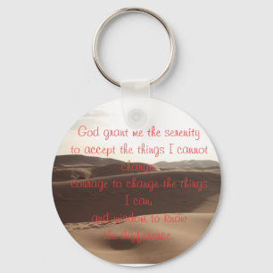 Serenity Prayer Keychain