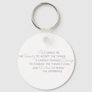 Serenity Prayer Keychain