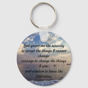 Serenity Prayer Keychain