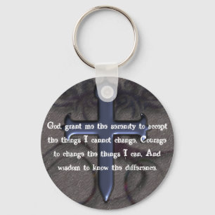 Serenity Prayer Keychain