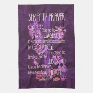 Serenity Prayer Kitchen Towel