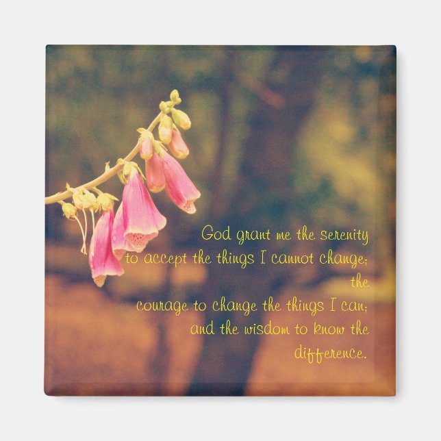 Serenity Prayer Magnet (Front)