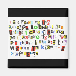 Serenity Prayer Magnet