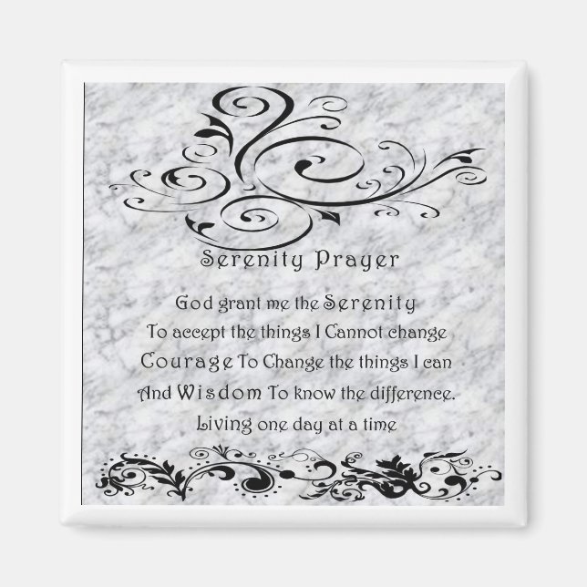 Serenity Prayer Magnet (Front)