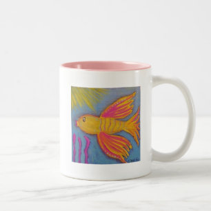 Serenity Prayer Mug with Beta Fish