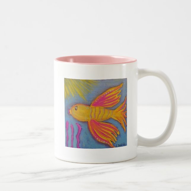 Serenity Prayer Mug with Beta Fish (Right)