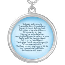 Serenity Prayer Necklace