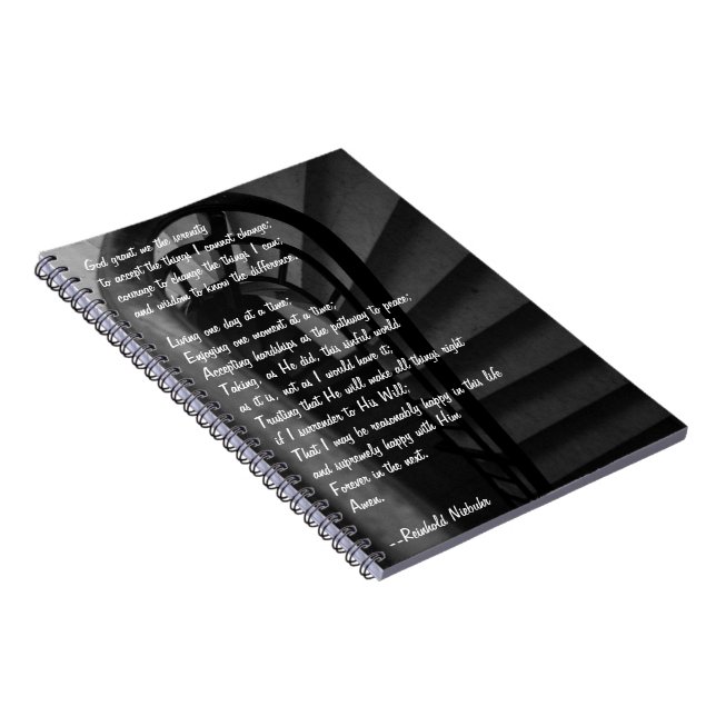 Serenity Prayer Notebook (Right Side)