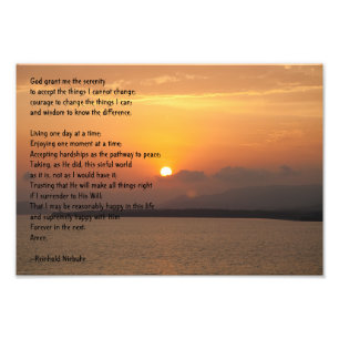 Serenity Prayer Photo Print