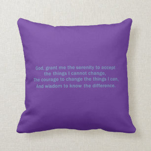 Serenity Prayer Pillow