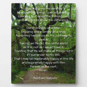 Serenity Prayer Plaque
