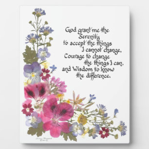 Serenity Prayer Plaque