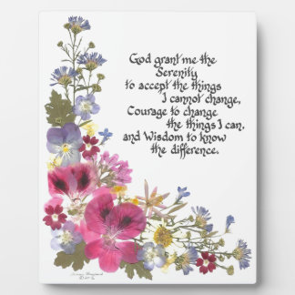 Serenity Prayer Plaque