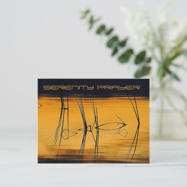Serenity Prayer Postcard (Standing Front)