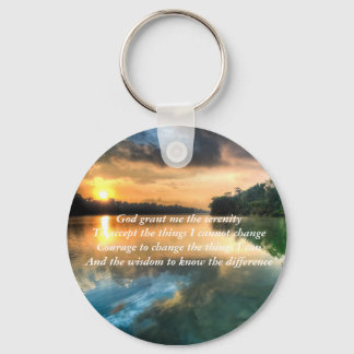 Serenity Prayer Scenic Keychain