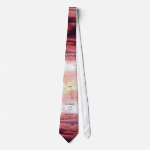 Serenity Prayer Tie