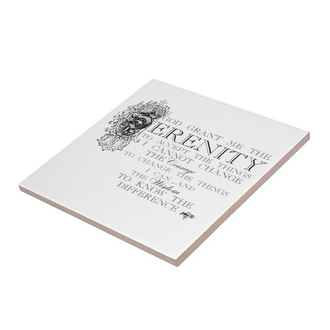 Serenity Prayer Tile (Side)