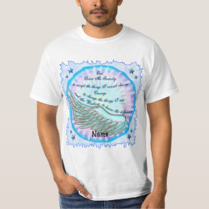 Serenity Prayer Violet Wing T-Shirt