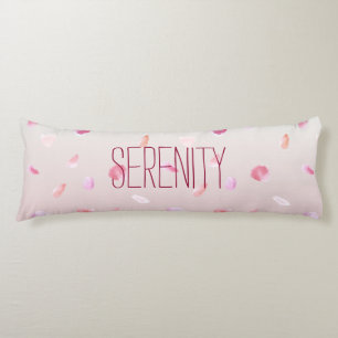 Serenity Romantic Rose Petals Body Pillow