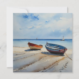 "Serenity Shores" A Restful Watercolour Seascape