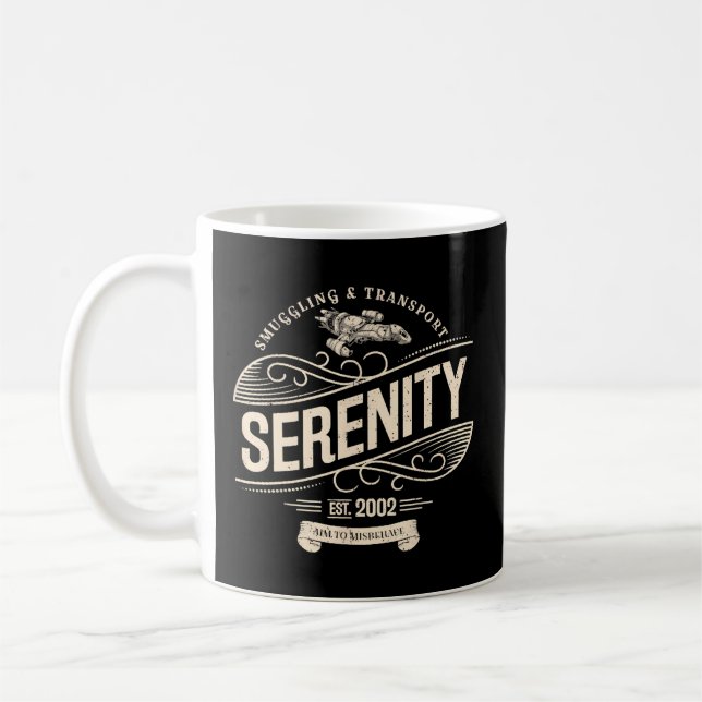 Serenity Smuggling And Transport Firefly Coffee Mug (Left)