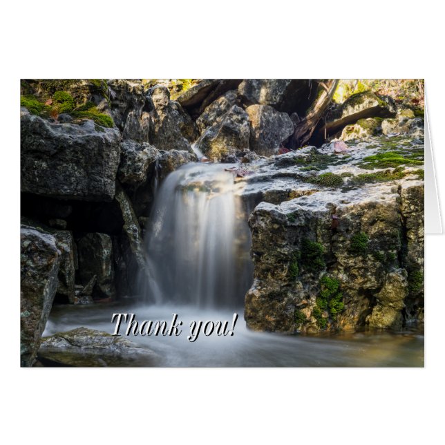 Serenity Spa Falls Thank you Card (Front Horizontal)