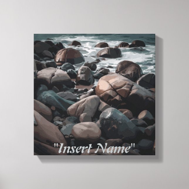 Serenity Stones Canvas Print (Front)