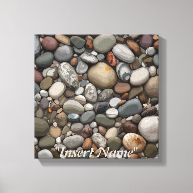 Serenity Stones Canvas Print (Front)