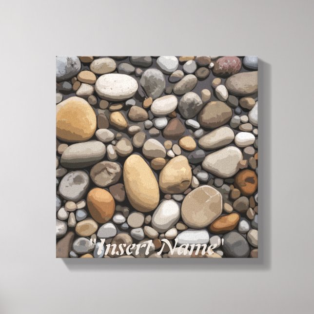 Serenity Stones Canvas Print (Front)