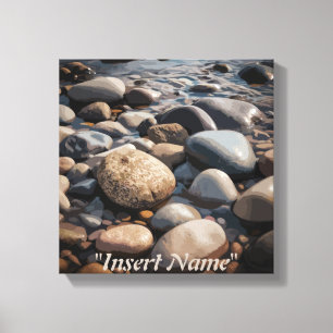 Serenity Stones Canvas Print