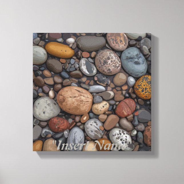 Serenity Stones Canvas Print (Front)