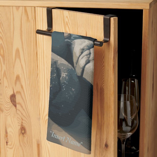 Serenity Stones Kitchen Towel (Thirds Fold)