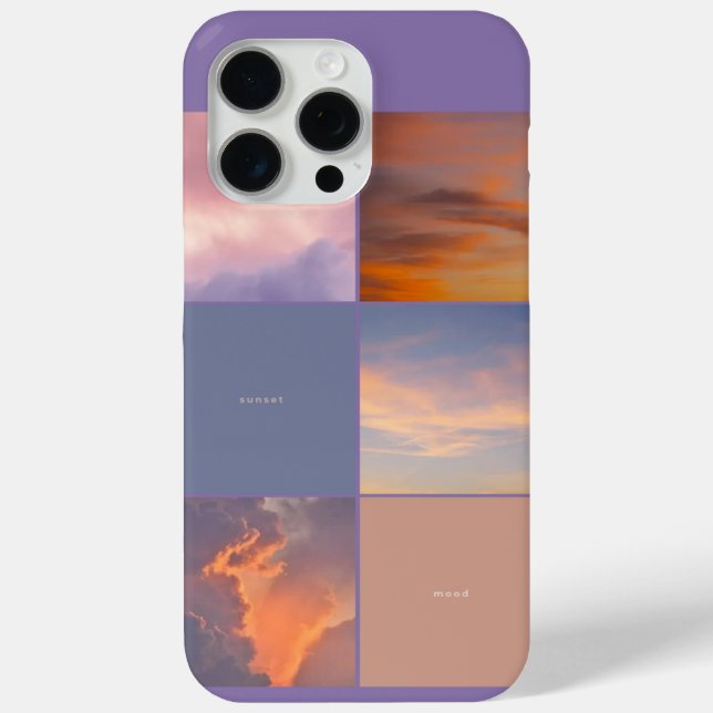 Serenity sunset phone case (Back)