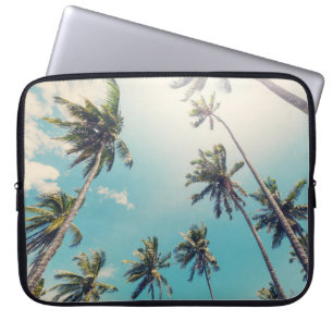 Serenity Tropical Beach Landscape Laptop Sleeve