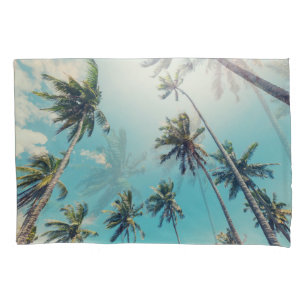 Serenity Tropical Beach Landscape Pillowcase