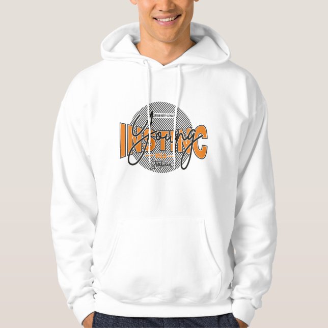 Serenity Waves Tee: Ride the Trendy Tide Hoodie (Front)