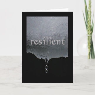 Serenity Word Drops: Resilient Card