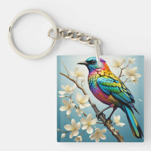 " SERENITY'S PERCH " KEYCHAIN