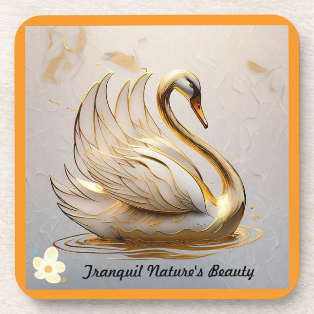 "Serenity's Soft Embrace" Coaster (Front)