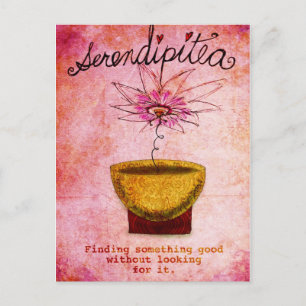 SerentipiTEA February 19 What my Tea says to me Postcard