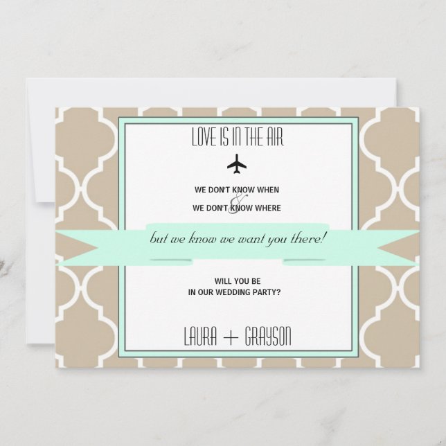 Serez-Vous Dans Notre Carte Mariage ? (Devant)