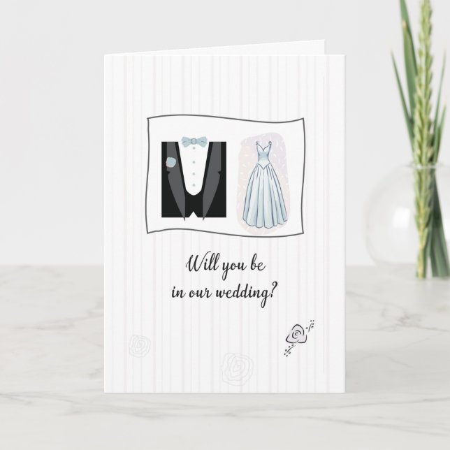 Serez-vous dans notre Faire-part de mariage avec l (Devant)