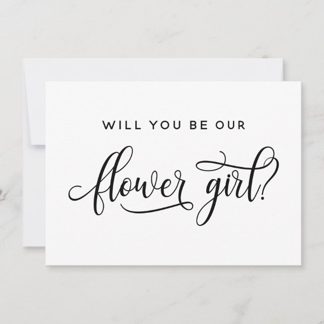 Serez-Vous Ma Carte De Proposition De Fleur ? (Devant)