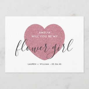 Serez-Vous Ma Carte Flower Girl ?