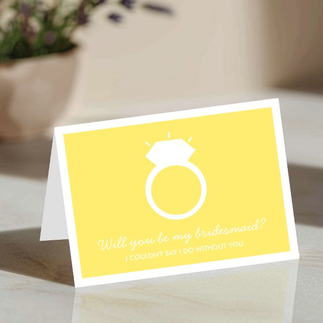 Serez-Vous Ma Femme D'Accueil ? Carte à anneau jau (Créateur téléchargé)