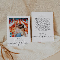 Serez-Vous Ma Fille D'Honneur Carte De Proposition