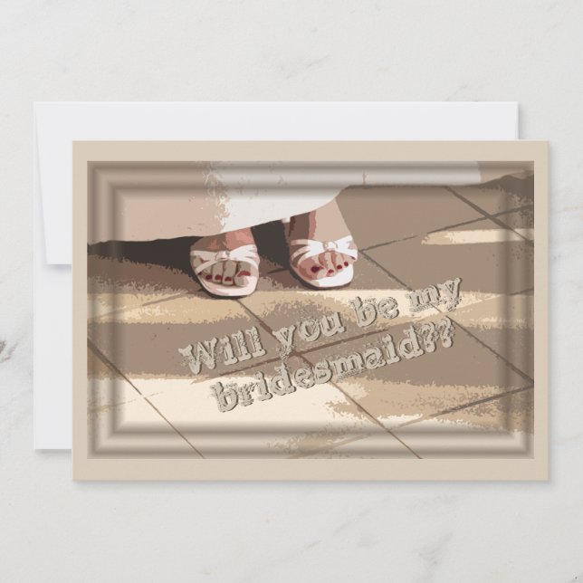 Serez-Vous Ma Porte-Mère ? Carte de demande de la  (Devant)